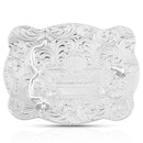 MONTANA SILVER Scalopped Silver Golden Faith Buckle