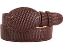 EL GENERAL Men's Cigar Embossed Woven Western Belt