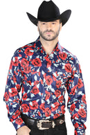 Men's Camisa Vaquera L/S Roses 044098