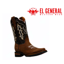 EL GENERAL Men's Bull Head Embroidered Rodeo Western Boot 51113