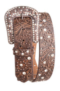 Women's Rhinestone Studded Belt 6521