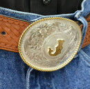 MONTANA SILVERSMITH Initial J Silver Engraved Gold Trim