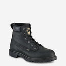 IRISH SETTER Men's Hopkins 6 Inch Waterproof Aluminum Toe, Black