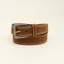 ARIAT Men's Belt 1 1/2" Logo Concho Double Stitch