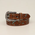 ARIAT Women's Belt 1 1/2 Floral Overlay A1534108