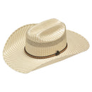 ARIAT Men's Two Tone Woven Double S 20x Straw Hat