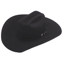 ARIAT Men's 6X Rabbit Fur Cowboy Hat, Black