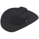 ARIAT Men's 10X Beaver and Rabbit Fur Blend Cowboy Hat, Black