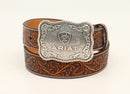 ARIAT Men's Floral Embossed Leather Western Belt A1020467