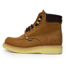 ESTABLO Men's Moc soft Toe Work Boot, Tan
