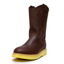 ESTABLO Men's Round Soft Toe Work Boot, Shedron