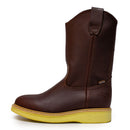 ESTABLO Men's Round Soft Toe Work Boot, Shedron