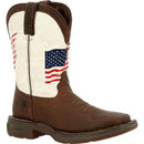 DURANGO Kid's Lil' Rebel Distressed Flag Western Boot DBT0234C