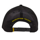 DEWALT Men's Oakdale Trucker Hat Mesh Patch, Black/Yellow
