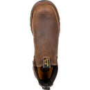 GEORGIA BOOT Men's Eagle One Steel Toe 4 Inch Waterproof Chelsea Work Boot