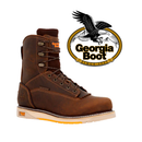 GEORGIA BOOT Men's 8 Inch AMP LT Wedge Waterproof Work Boot