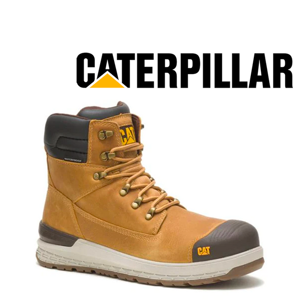 Caterpillar Men Work Shoes Impact Hiker Waterproof Composite Toe P91407 M 10.5 Golden Harvest Medium