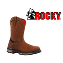 ROCKY Men's Rams Horn Waterproof Work Boot