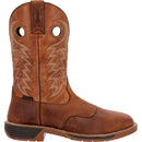 ROCKY Men's Rugged Trail Steel 11 Inch Toe Waterproof Western Work Boot