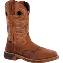 ROCKY Men's Rugged Trail Steel 11 Inch Toe Waterproof Western Work Boot