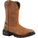 ROCKY Men's Rams Horn Waterproof Pull-On Work Boot