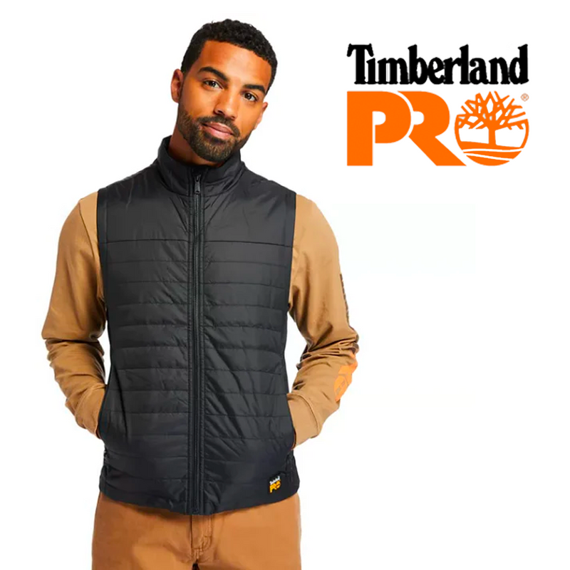 TIMBERLAND PRO Men's MT. Washington Insulated Vest Jet TB0A10T9015 TIMBERLAND PRO Men's MT. Washington Insulated Vest Jet TB0A10T9015