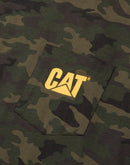 CATERPILLAR Men's Men's Trademark Sleeveless Pocket Tee, Night Camo