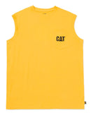CATERPILLAR Men's Men's Trademark Sleeveless Pocket Tee, Yellow
