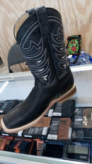 EL GENERAL Men's Rodeo Square Toe Western Boot, Black