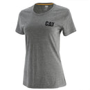 CATERPILLAR Women's Trademark T-Shirt, Dark Heather Grey
